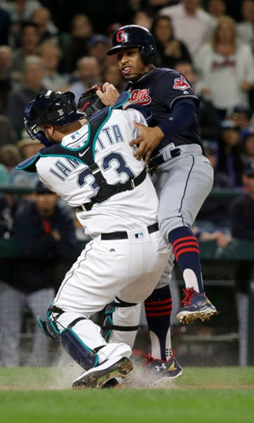Walks, Naquin lead to 5-3 loss to Indians